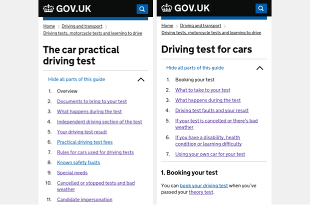 uk driving test